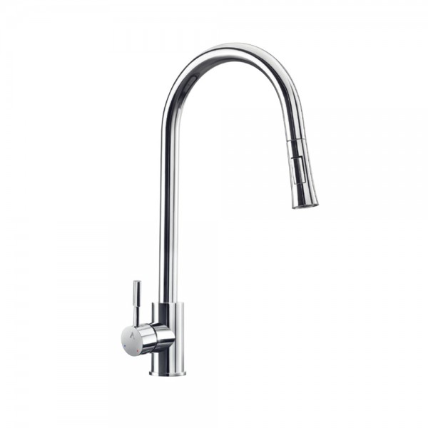 FLO2 Single Lever Pulldown Sink Mixer