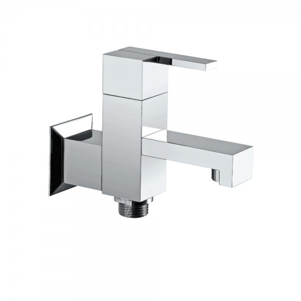 2-Way Bib Tap With Wall Flange