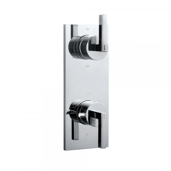 In-wall thermostatic shower valve