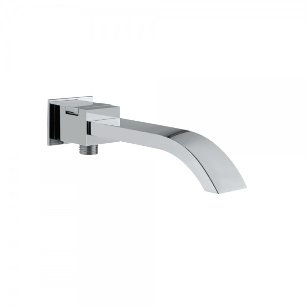 Signac Bath Spout with Diverter & Wall Flange